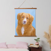 Nova Scotia Duck Tolling Retriever Dog Painting Hangend Wandkleed (Slaapkamer)