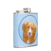 Nova Scotia Duck Tolling Retriever Dog Painting Heupfles (Rechts)