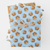 Nova Scotia Duck Tolling Retriever Dog Painting Inpakpapier Vel (In situ)