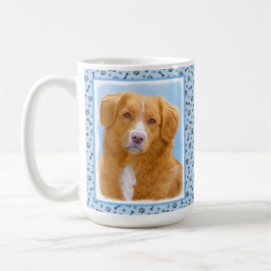 Nova Scotia Duck Tolling Retriever Dog Painting Koffiemok