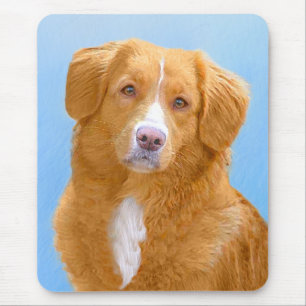 Nova Scotia Duck Tolling Retriever Dog Painting Muismat