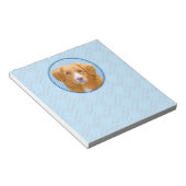 Nova Scotia Duck Tolling Retriever Dog Painting Notitieblok (Schuin)