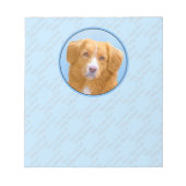 Nova Scotia Duck Tolling Retriever Dog Painting Notitieblok (Voorkant)