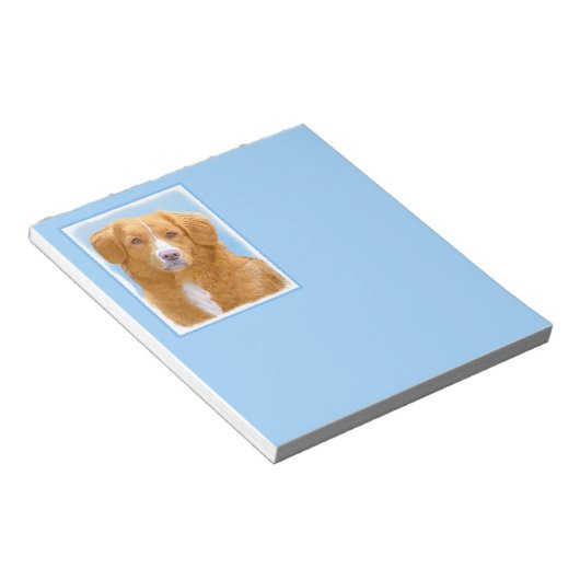 Nova Scotia Duck Tolling Retriever Dog Painting Notitieblok (Schuin)