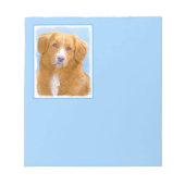 Nova Scotia Duck Tolling Retriever Dog Painting Notitieblok (Voorkant)