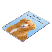 Nova Scotia Duck Tolling Retriever Dog Painting Notitieboek (Linkerzijde)