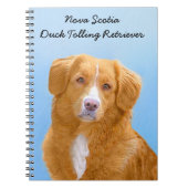 Nova Scotia Duck Tolling Retriever Dog Painting Notitieboek (Voorkant)
