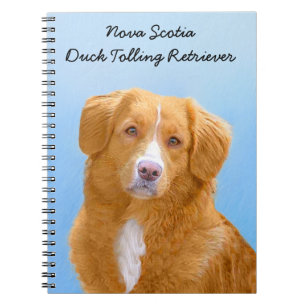 Nova Scotia Duck Tolling Retriever Dog Painting Notitieboek
