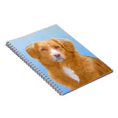 Nova Scotia Duck Tolling Retriever Dog Painting Notitieboek (Rechterzijde)