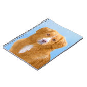 Nova Scotia Duck Tolling Retriever Dog Painting Notitieboek (Linkerzijde)