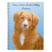 Nova Scotia Duck Tolling Retriever Dog Painting Notitieboek (Voorkant)