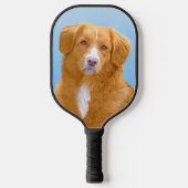 Nova Scotia Duck Tolling Retriever Dog Painting Pickleball Paddle (Voorkant)