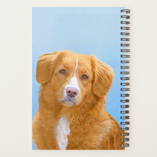 Nova Scotia Duck Tolling Retriever Dog Painting Planner (Achterkant)
