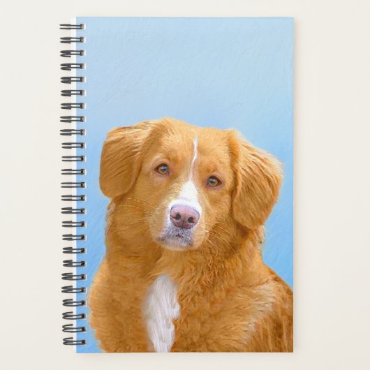 Nova Scotia Duck Tolling Retriever Dog Painting Planner (Voorkant)