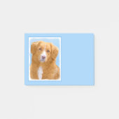 Nova Scotia Duck Tolling Retriever Dog Painting Post-it® Notes (Voorkant)