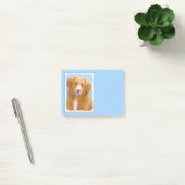 Nova Scotia Duck Tolling Retriever Dog Painting Post-it® Notes (Kantoor)