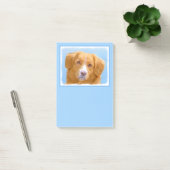 Nova Scotia Duck Tolling Retriever Dog Painting Post-it® Notes (Kantoor)