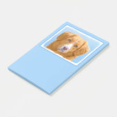 Nova Scotia Duck Tolling Retriever Dog Painting Post-it® Notes (Schuin)