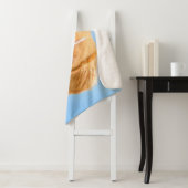 Nova Scotia Duck Tolling Retriever Dog Painting Sherpa Deken (In situ)