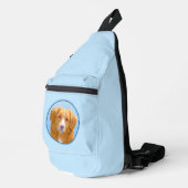 Nova Scotia Duck Tolling Retriever Dog Painting Sling Bag (Rechterhoek)