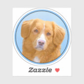 Nova Scotia Duck Tolling Retriever Dog Painting Sticker (Vel)
