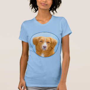 Nova Scotia Duck Tolling Retriever Dog Painting T-shirt