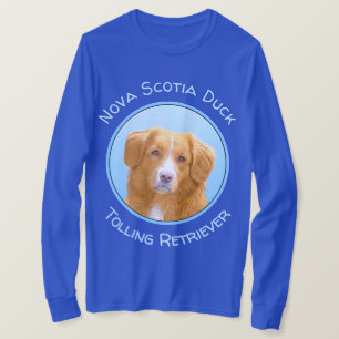 Nova Scotia Duck Tolling Retriever Dog Painting T-shirt