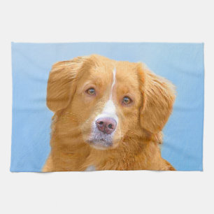 Nova Scotia Duck Tolling Retriever Dog Painting Theedoek