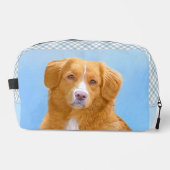 Nova Scotia Duck Tolling Retriever Dog Painting Toilettasje (Voorkant)