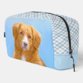 Nova Scotia Duck Tolling Retriever Dog Painting Toilettasje (Rechterhoek)