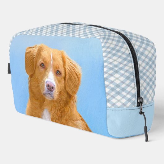 Nova Scotia Duck Tolling Retriever Dog Painting Toilettasje (Rechterhoek)