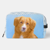 Nova Scotia Duck Tolling Retriever Dog Painting Toilettasje (Achterkant)