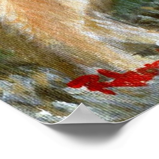 Nova Scotia Duck Tolling Retriever Dog Portret Poster (Hoek)