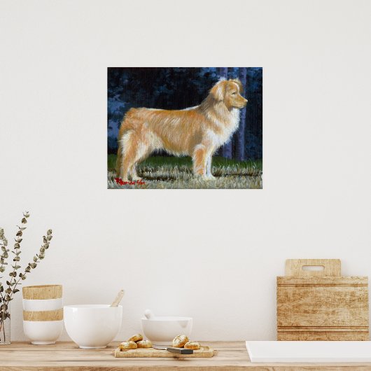 Nova Scotia Duck Tolling Retriever Dog Portret Poster (Keuken)