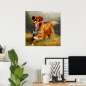 Nova Scotia Duck-Tolling Retriever Dog Poster (Thuiskantoor)