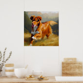 Nova Scotia Duck-Tolling Retriever Dog Poster (Keuken)