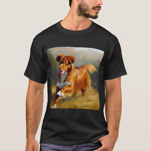 Nova Scotia Duck-Tolling Retriever Dog T-shirt (Voorkant)