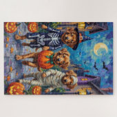 Nova Scotia Duck Tolling Retriever Halloween Legpuzzel (Horizontaal)
