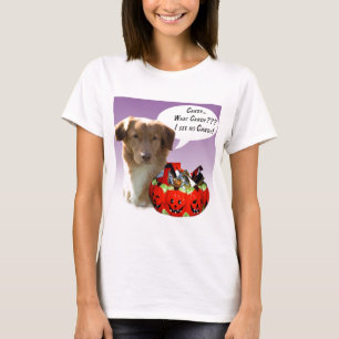 Nova Scotia Duck Tolling Retriever Halloween Snoep T-shirt