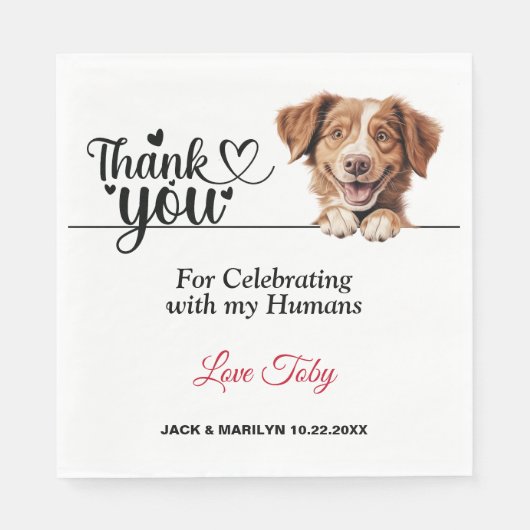 Nova Scotia Duck Tolling Retriever Hondenpapier Servet (Voorkant)