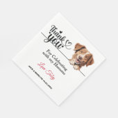 Nova Scotia Duck Tolling Retriever Hondenpapier Servet (Hoek)