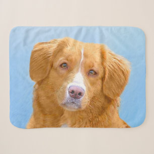 Nova Scotia Duck Tolling Retriever-hondenschilderi Sherpa Deken