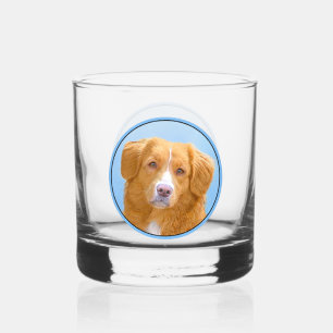 Nova Scotia Duck Tolling Retriever-hondenschilderi Whisky Glas
