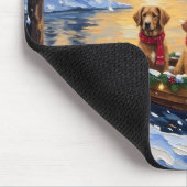 Nova Scotia Duck Tolling Retriever Kerstboot Muismat (Hoek)