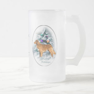 Nova Scotia Duck Tolling Retriever Kerstcadeaus Matglas Bierpul