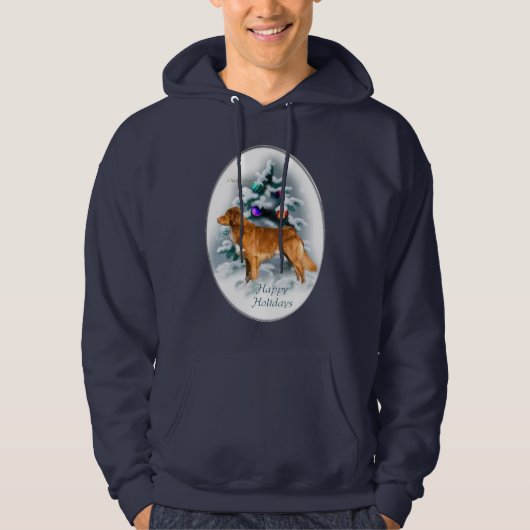 Nova Scotia Duck Tolling Retriever kerstcadeautjes Hoodie (Voorkant)