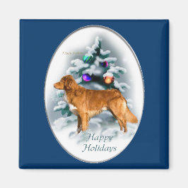 Nova Scotia Duck Tolling Retriever kerstcadeautjes Magneet