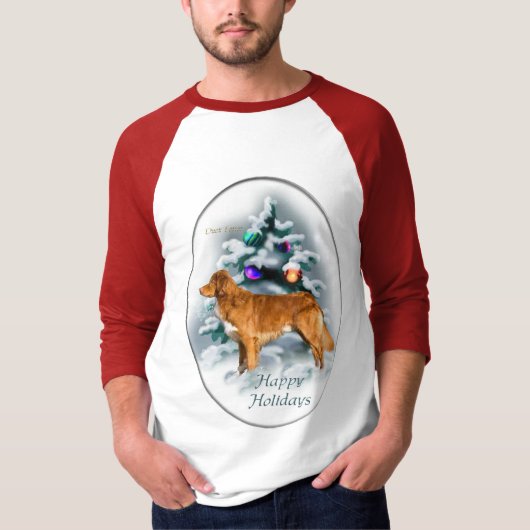 Nova Scotia Duck Tolling Retriever kerstcadeautjes T-shirt (Voorkant)