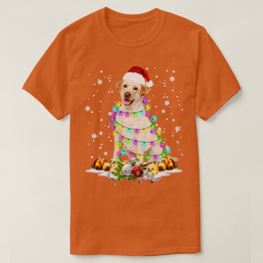 Nova Scotia Duck Tolling Retriever Kersthond L T-shirt (Design voorkant)