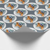 Nova Scotia Duck Tolling Retriever Kerstmis Cadeaupapier (Hoek)